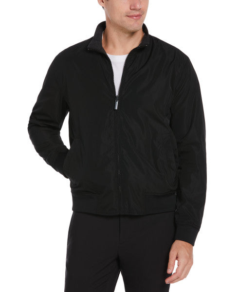 Perry Ellis US Bomber Jacket Black ANTHEM