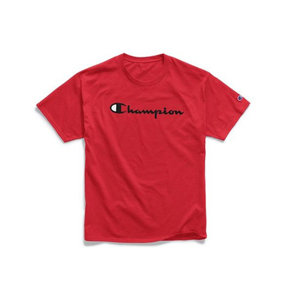 Champion USA Mens Classic Graphic Tee Scarlet - ANTHEM